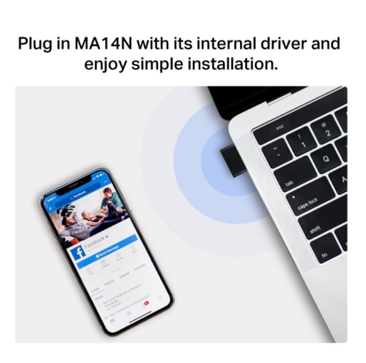 MA14N
ADAPTADOR USB INALÁMBRICO NANO AX300 - 4