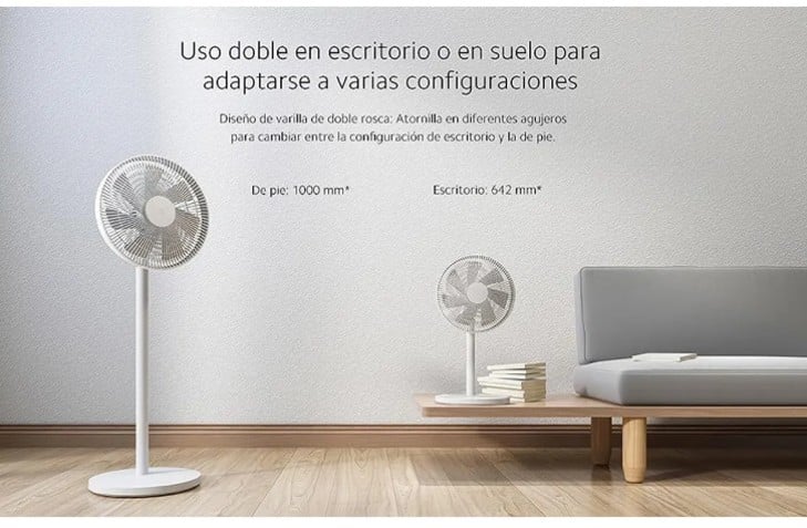 VENTILADOR INTELIGENTE MI SMART STANDING FAN 2 LITE - 3