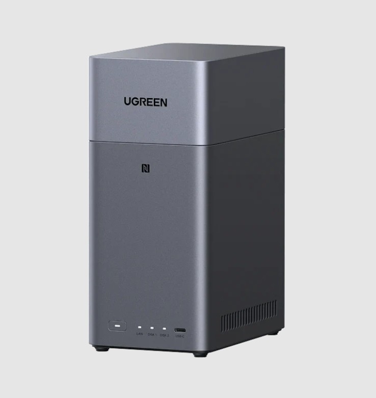 UGREEN NASYNC DH2300 SERVIDOR NAS DE 2 BAHÍAS 4GB HDMI RJ45 GBE USB-C - 95087 - 1