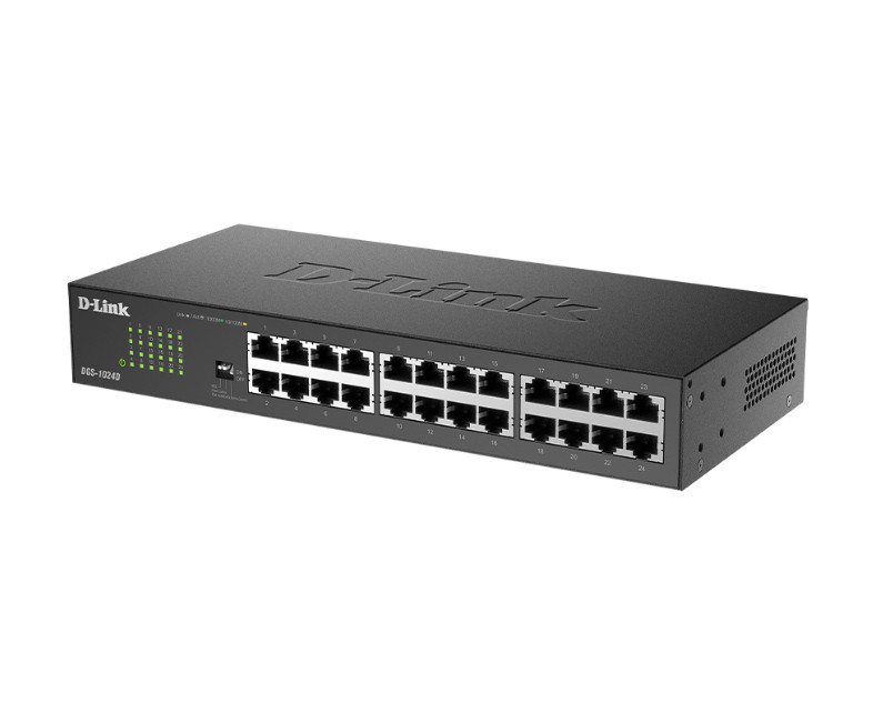 SWITCH D-LINK DGS-1024D 24 PUERTOS 10/100/1000 MBPS AUTO MDI/MDIX - 2