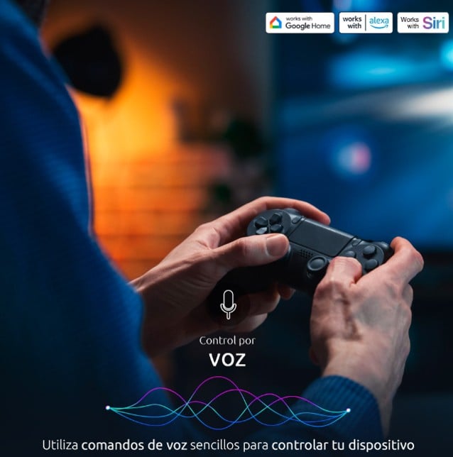 CONTROL UNIVERSAL INTELIGENTE NEXXT NHA-I610 CONTROL VOZ COMPATIBLE IR+RF - 2