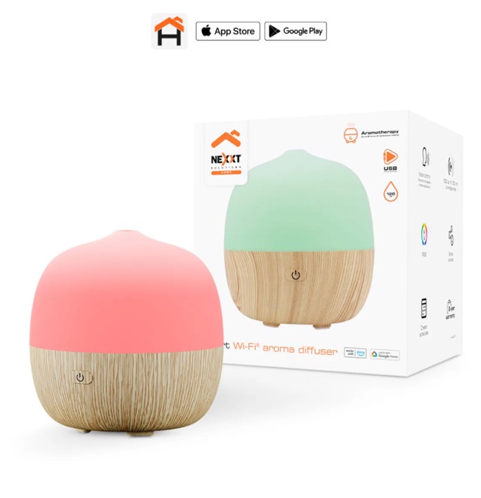 DIFUSOR DE AROMA INTELIGENTE WIFI CON RGB NEXXT NHA-A300 - 1