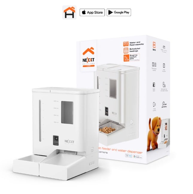 DISPENSADOR INTELIGENTE DE ALIMENTO Y AGUA PARA MASCOTAS - 1