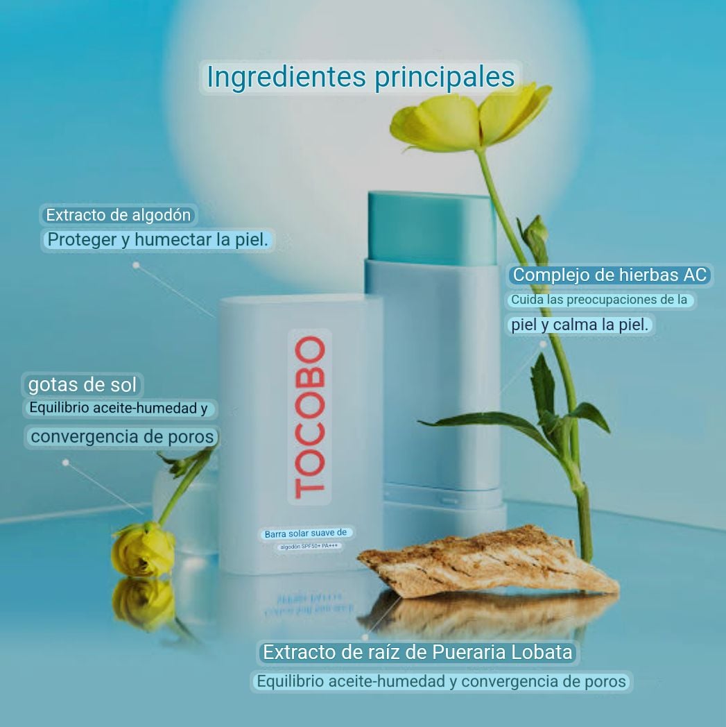 TOCOBO COTTON SOFT SUN STICK SPF50+ PA++++ 19GR - 2