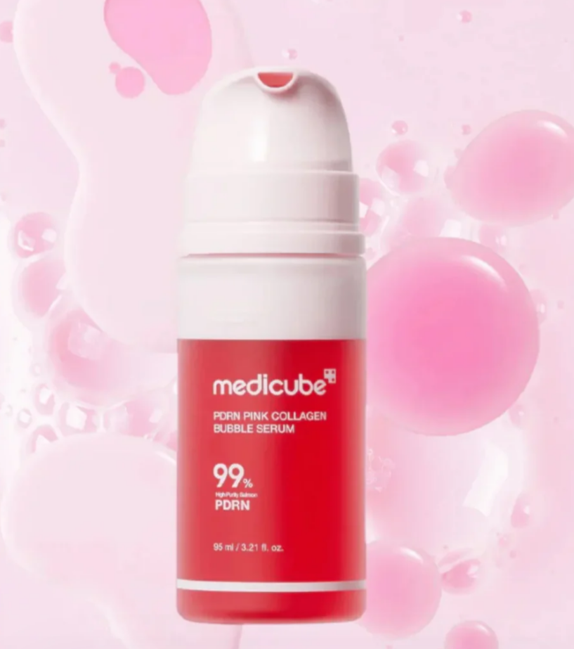 MEDICUBE PDRN PINK COLLAGEN BUBBLE SERUM 95ML - 3
