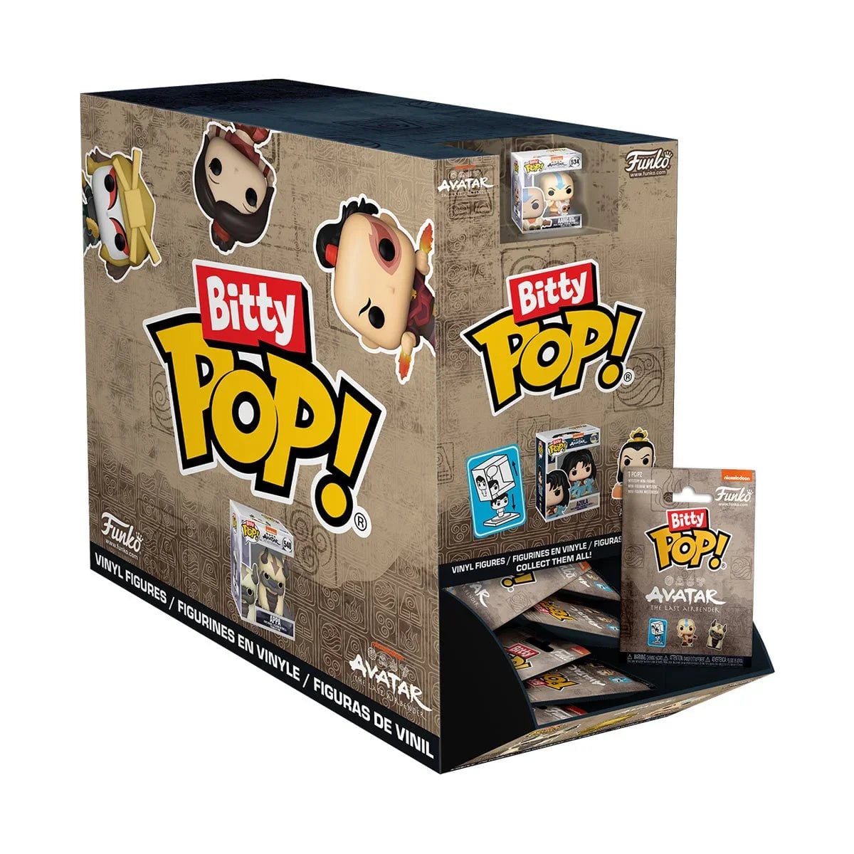 FIGURA COLECCIONABLE FUNKO BITTY POP! AVATAR THE LAST AIRBENDER LA LEYENDA AANG ( X UNIDAD) - 1