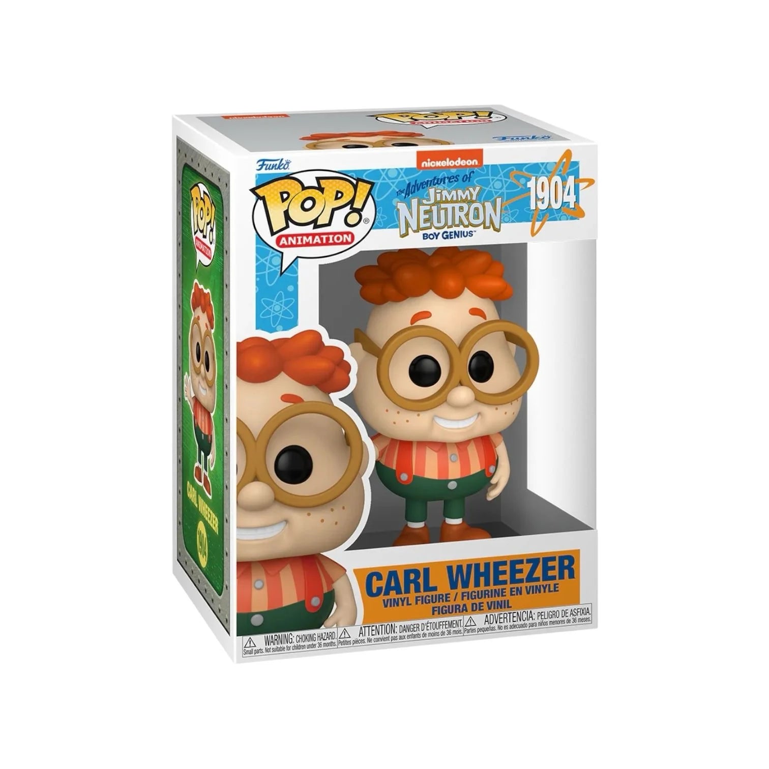 FUNKO POP! ANIMADOS | NICKELODEON: JIMMY NEUTRON - CARL WHEEZER 1904 - 1