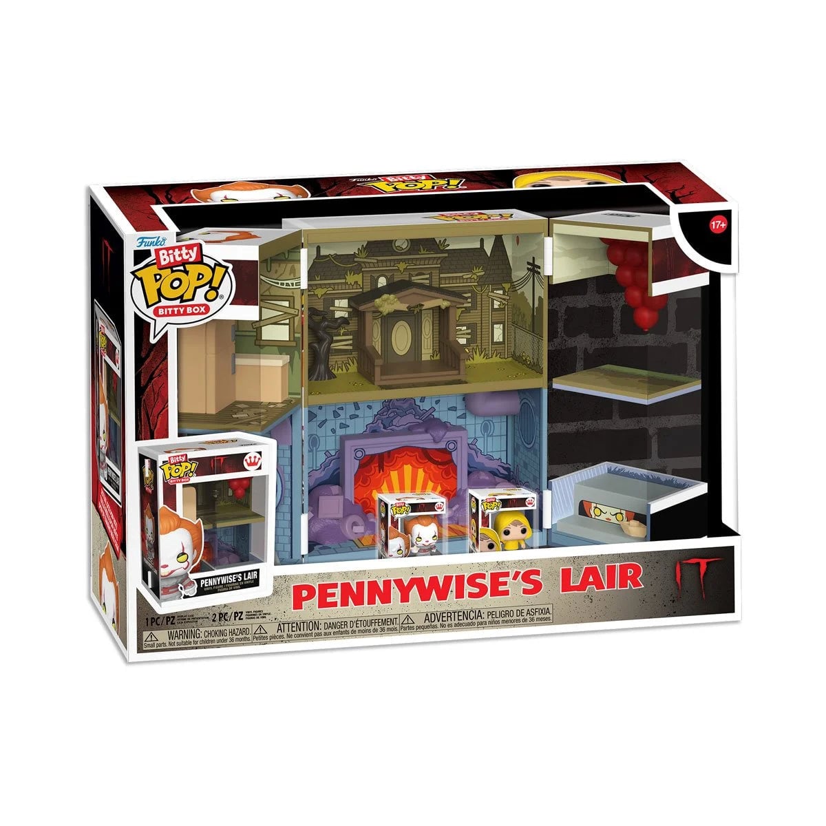 FUNKO BITTY POP! BITTY BOX | PLAYSET: IT FUNHOUSE - PENNYWISE'S LAIR - 1