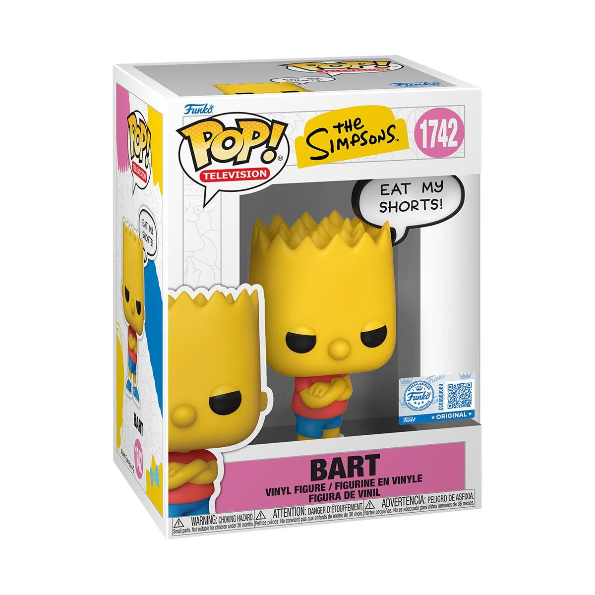 FUNKO POP! THE SIMPSONS - BART (POP! SAYING) 1742 - SPECIALTY SERIES - 1
