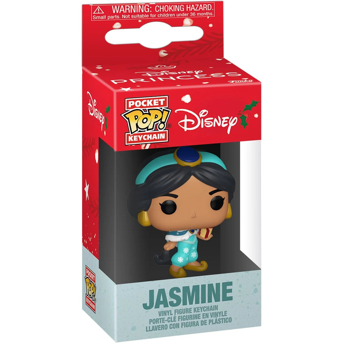 FUNKO POP! KEYCHAIN: DISNEY PRINCESS HOLIDAY - JASMINE - 1