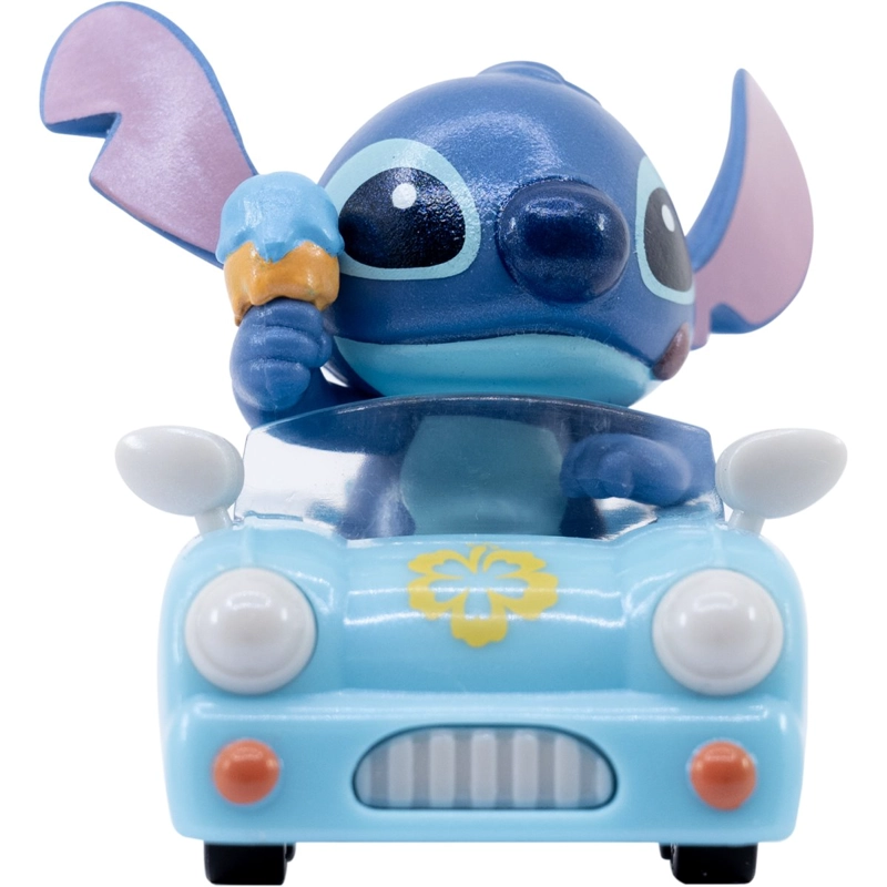 BEAST KINGDOM: LILO Y STITCH ZOOM HERO PULL BACK VEHICLE (BLIND BOX) (X UNIDAD) (VOCHO SKY) - 1