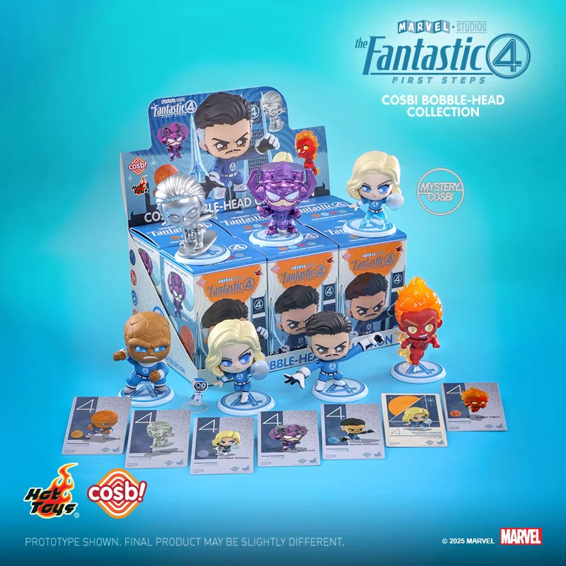 HOT TOYS | COSBI (BOBBLE HEAD) -  FANTASTIC FOUR (BLIND-BOX MINI-FIGURE) X UNIDAD - 1