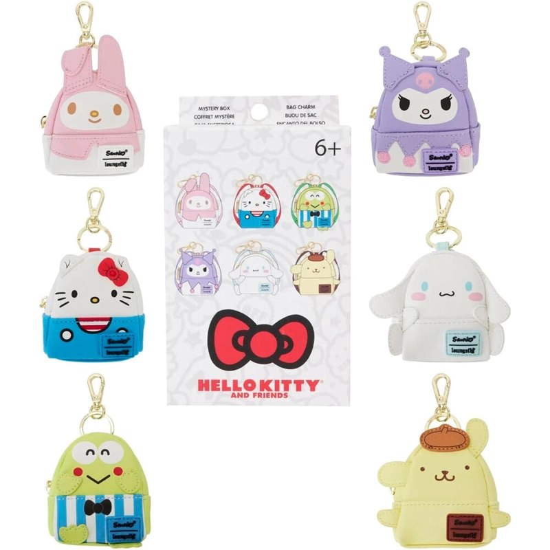 LOUNGEFLY MYSTERY MINI-BACKPACK: SANRIO - HELLO KITTY 50TH ANNIVERSARY CLASSIC (1 UNIDAD) - 1