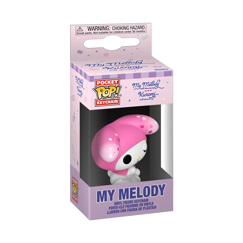 FUNKO POP! POCKET|KEYCHAIN MY MELODY 50TH ANNIVERSARY - MY MELODY - 1