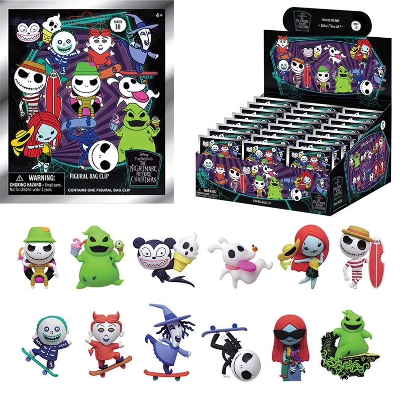 MONOGRAM: BAG CLIP | DISNEY - EL EXTRAÑO MUNDO DE JACK - TNBX (X 1 UNIDAD) - 1