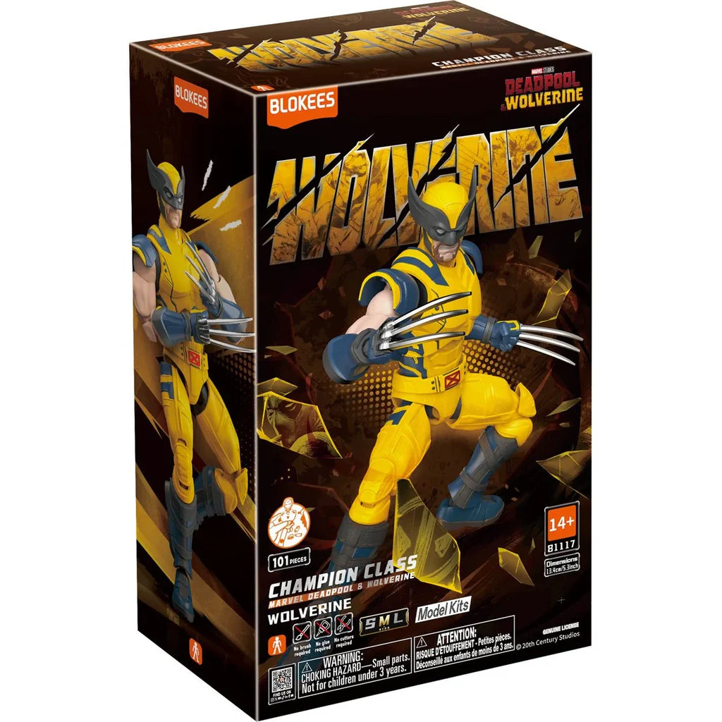BLOKESS: MODEL KIT - MARVEL INFINITY SAGA: WOLVERINE CHAMPION CLASS CC05 - 1