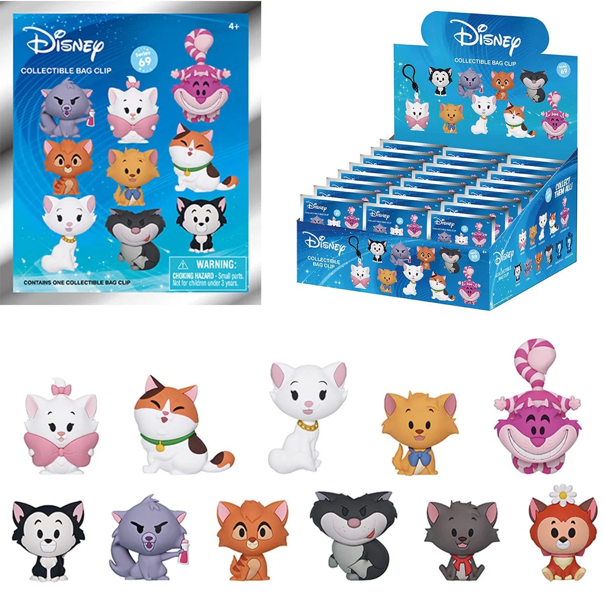 MONOGRAM: BAGCLIP - DISNEY CATS SERIES 69 (BOLSA MISTERIOSA) X UNIDAD - 1