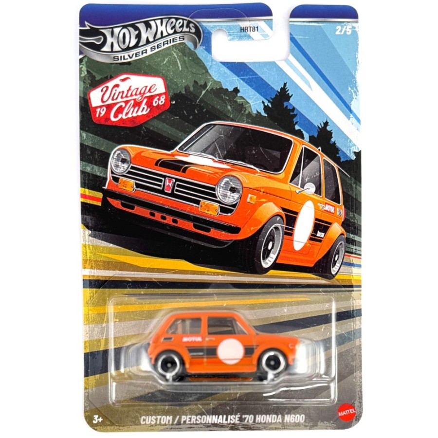 HOT WHEELS: SILVER SERIES - CUSTOM / PERSONNALISÉ '70 HONDA N600 - 1