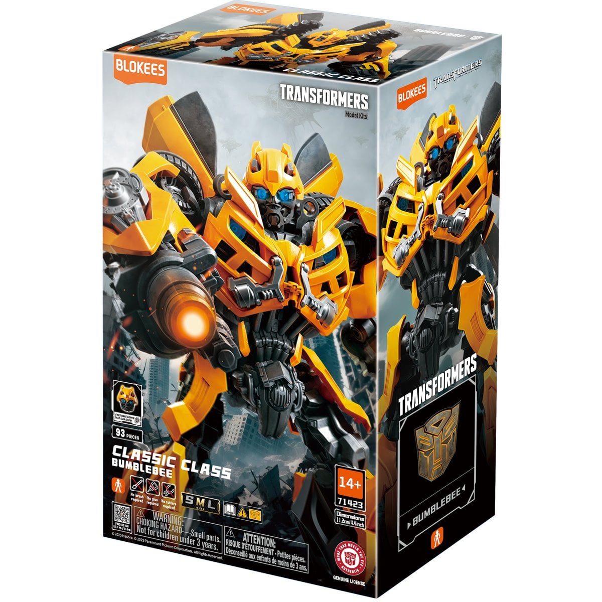 BLOKEES: TRANSFORMERS - CLASSIC CLASS DARK OF THE MOON - BUMBLEBEE CC23 (MODEL KIT) - 1