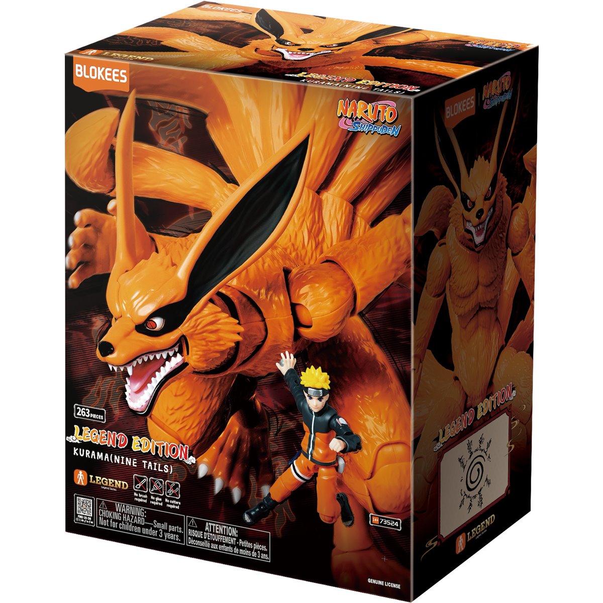 BLOKEES: NARUTO SHIPPUDEN - KURAMA NINE TAILS LEGEND EDITION 01 (MODEL KIT) - 1