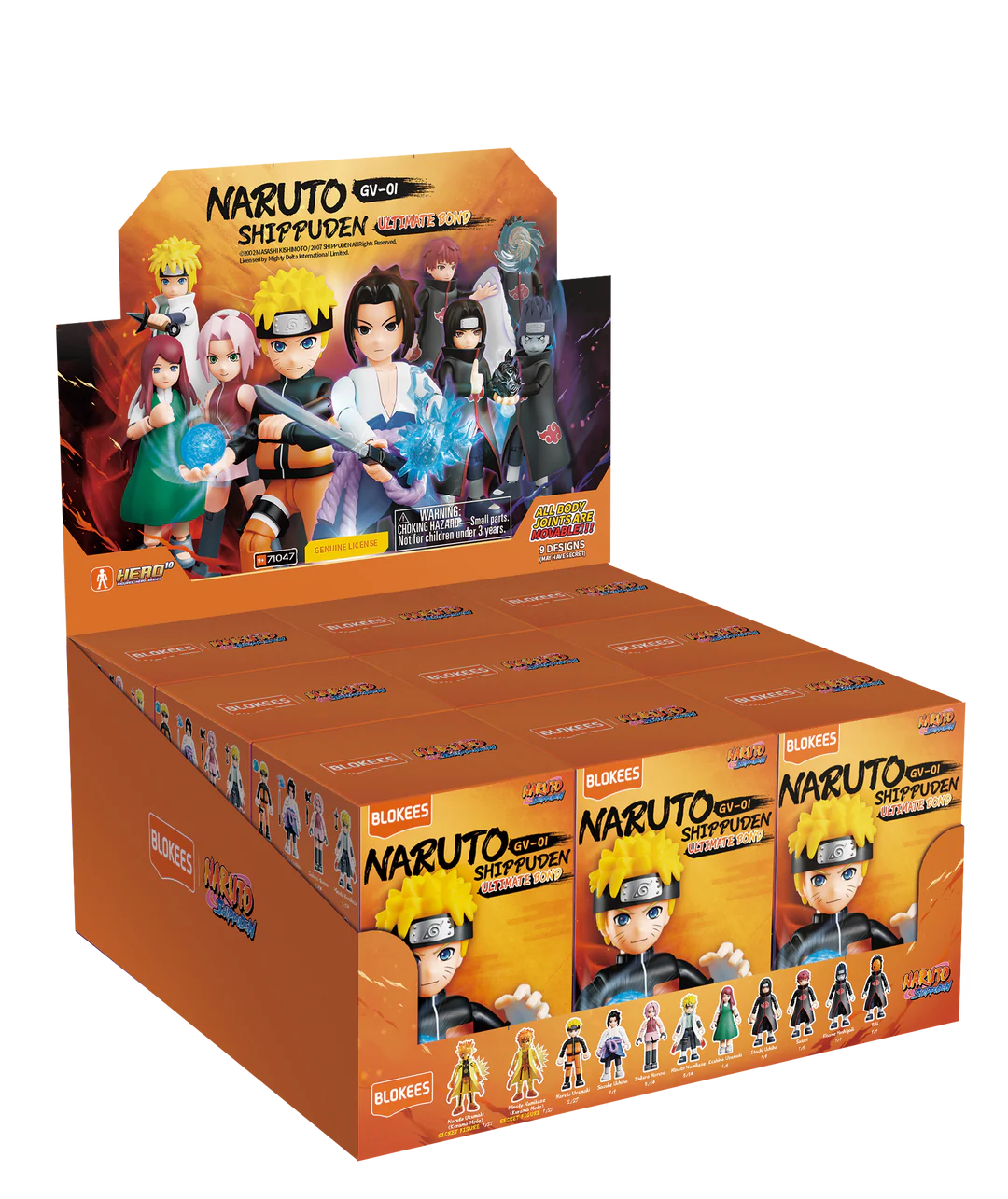 BLOKEES: NARUTO ULTIMATE BOND GALAXY VERSION 1 BLIND BOX (CAJA MISTERIOSA X 1 UNIDAD) - 1