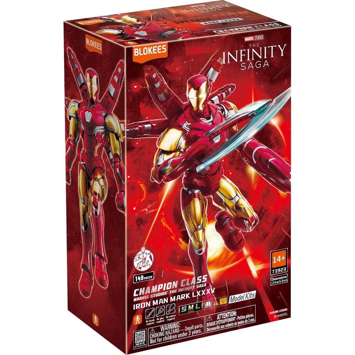 BLOKEES: MODEL KIT - MARVEL INFINITY SAGA CHAMPION CLASS - IRON MAN MK85 - 1