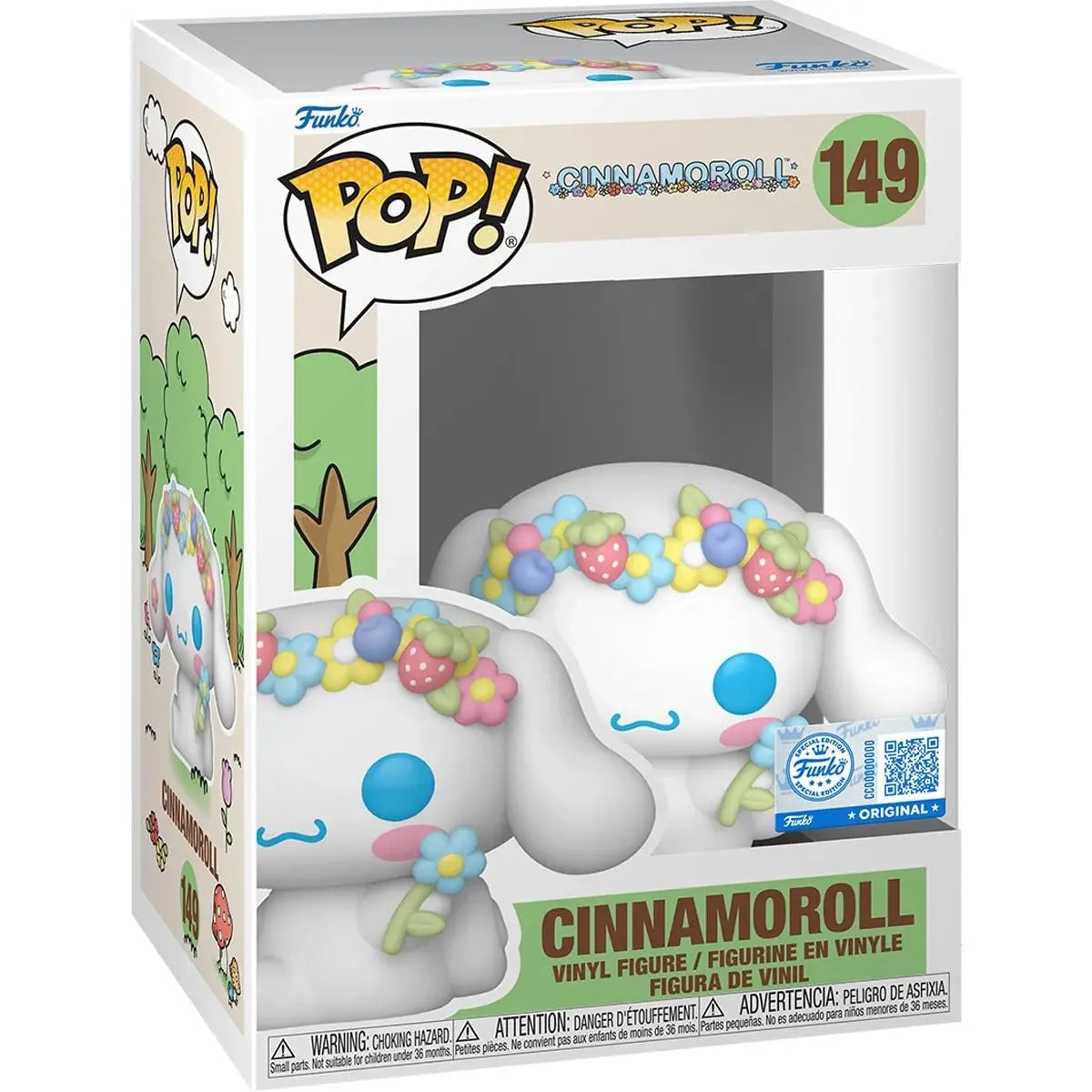 FUNKO POP! SANRIO - HELLO KITTY AND FRIENDS - CINNAMOROLL WITH FLOWER 149 - SPECIALTY SERIES - 1