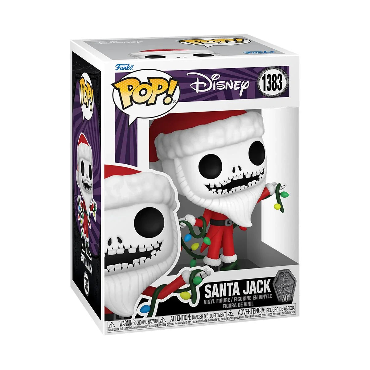 FUNKO POP! DISNEY: THE NIGHTMARE BEFORE CHRISTMAS 30TH ANNIVERSARY - SANTA JACK 1383 - 1