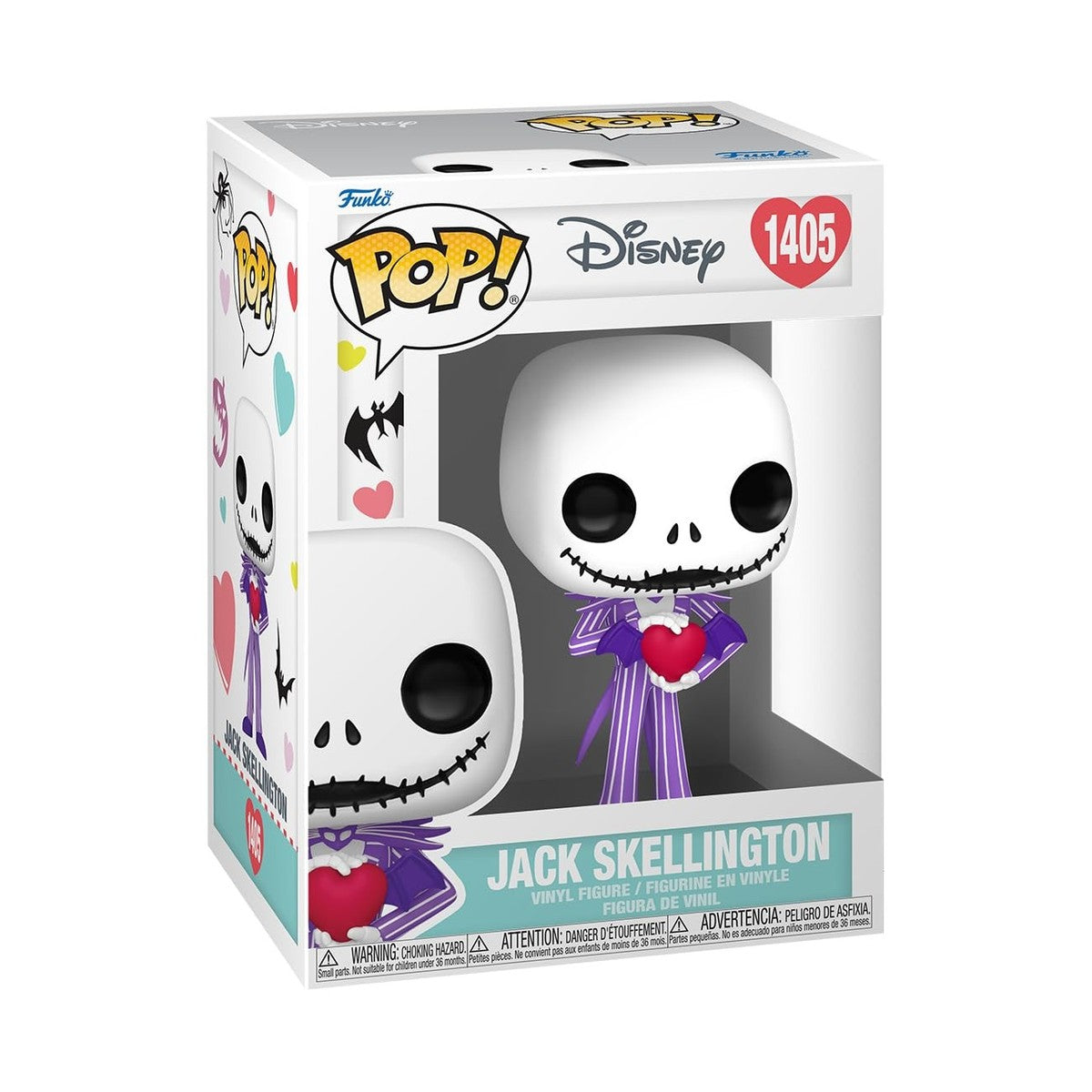 FUNKO POP! DISNEY: THE NIGHTMARE BEFORE CHRISTMAS VALENTINES - JACK SKELLINGTON 1405 - 1
