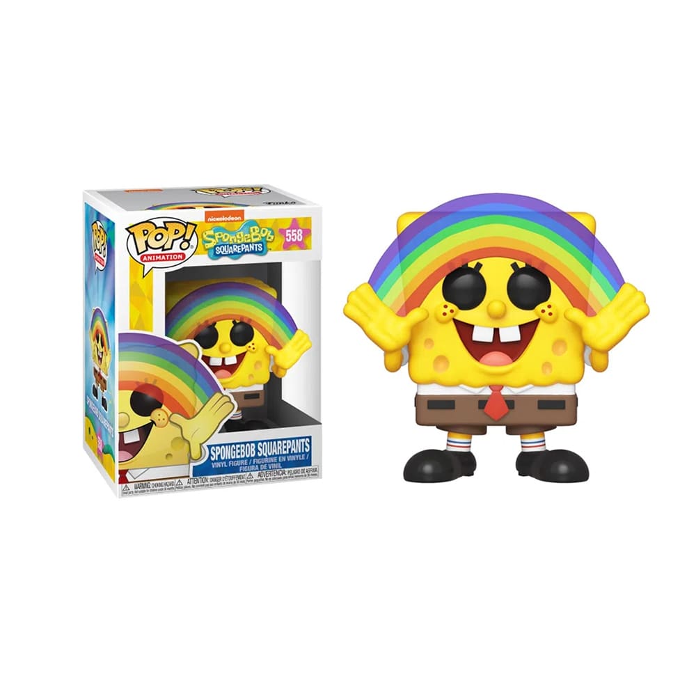FUNKO POP! ANIMADOS: SPONGEBOB (BOB ESPONGA) - SPONGEBOB SQUEAREPANTS W/ RAINBOW (CON ARCOIRIS) 558 - 1