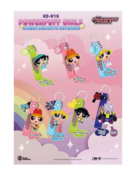 BEAST KINGDOM: POWERPUFF GIRLS DREAM DELIGHTS - BLIND BOX KEY CHAIN (LLAVERO) (MODELO ALEATORIO) - 1