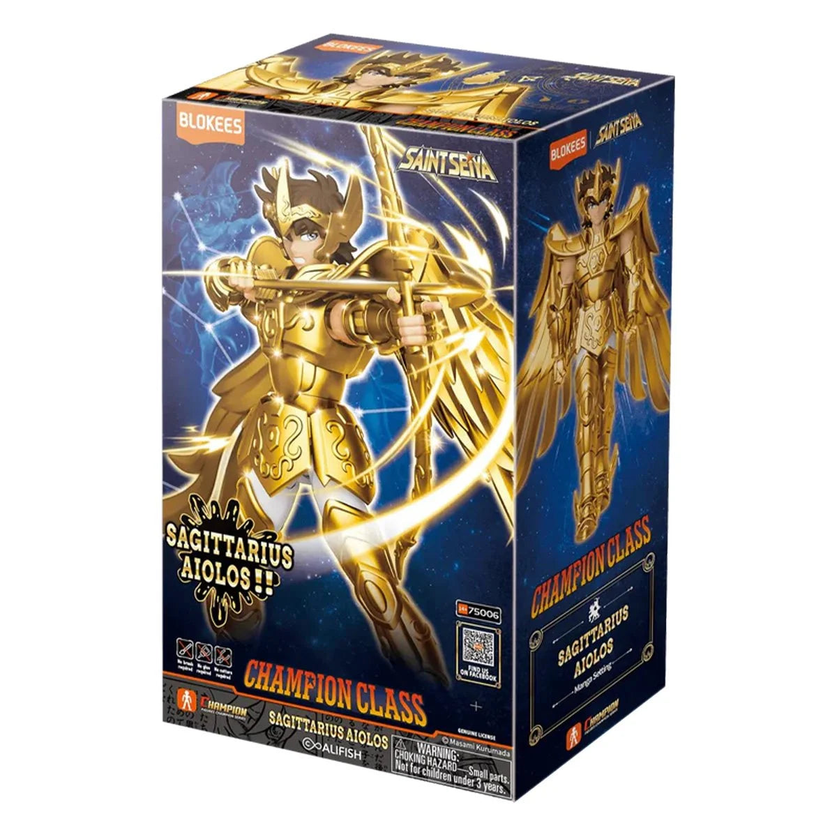 BLOKEES: MODEL KIT - SAINT SEIYA DELUXE CLASS 04 - SAGITTARIUS AIOLOS 05 - 1