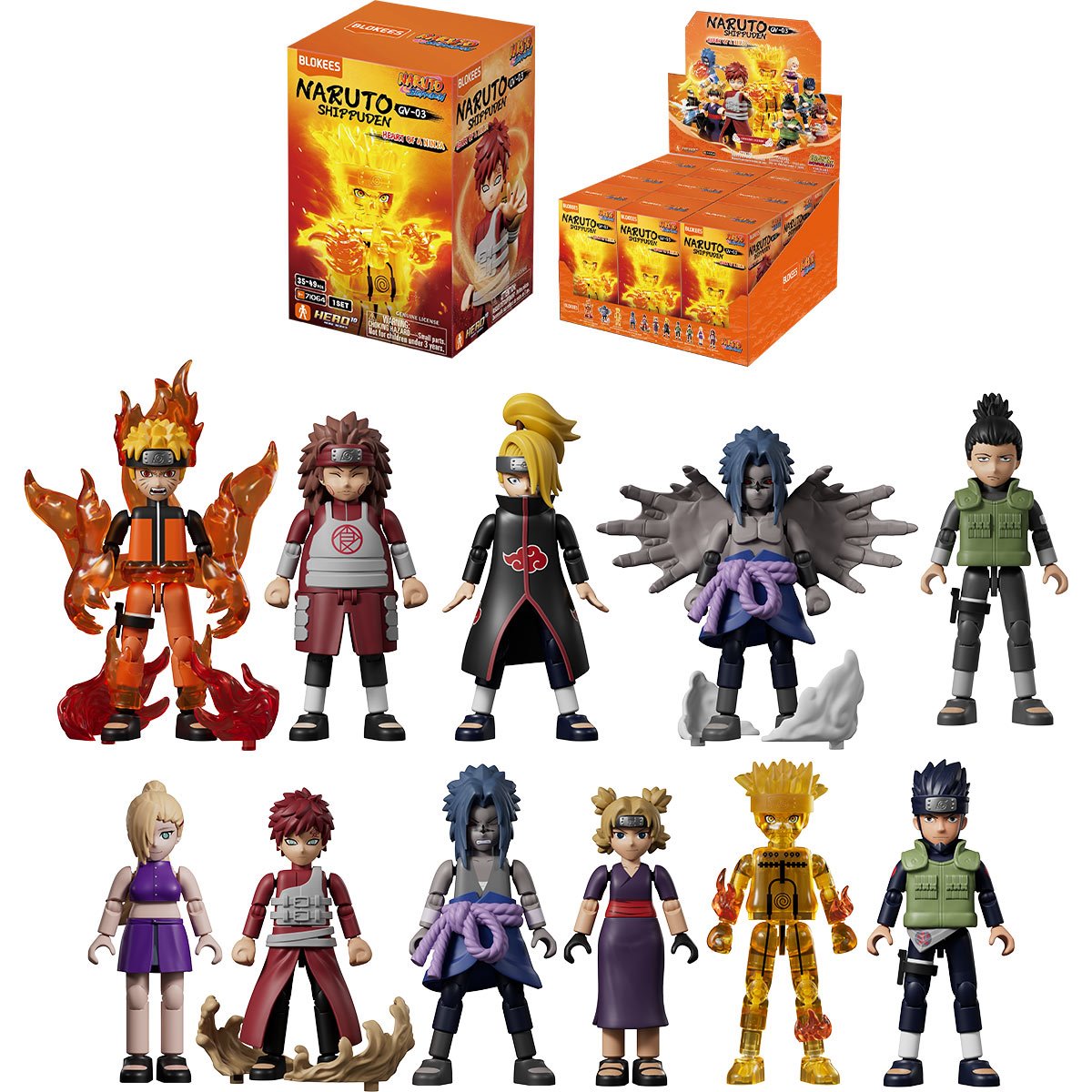 BLOKEES: NARUTO HEART OF A NINJA GALAXY VERSION 3 BLIND BOX (CAJA MISTERIOSA X 1 UNIDAD) - 1