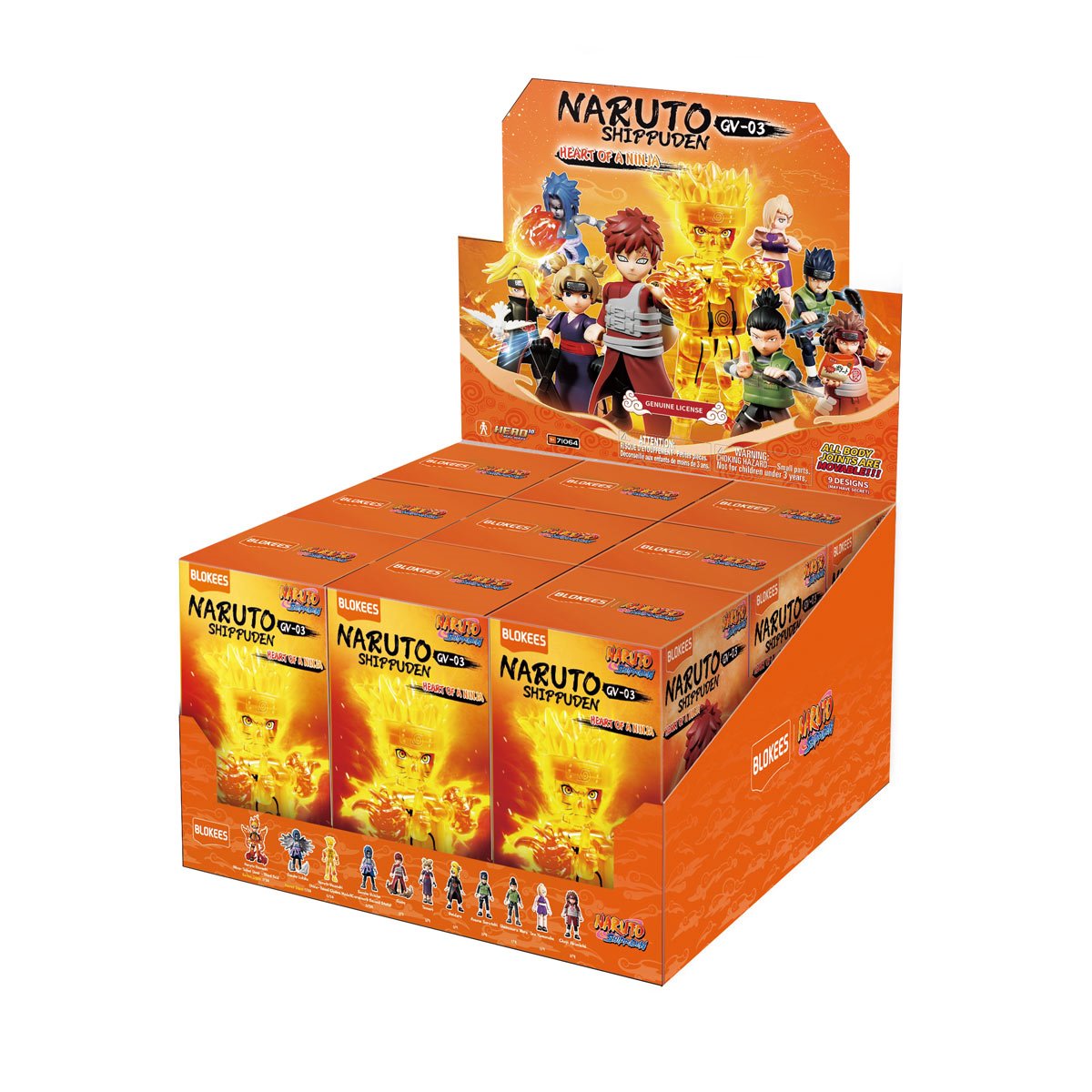 BLOKEES: NARUTO HEART OF A NINJA GALAXY VERSION 3 BLIND BOX (CAJA MISTERIOSA X 1 UNIDAD) - 2