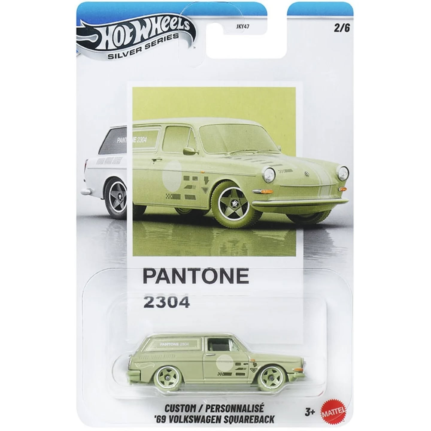 HOT WHEELS: SILVER SERIES | PANTONE - PANTONE '69 VOLKSWAGEN SQUAREBACK - 1