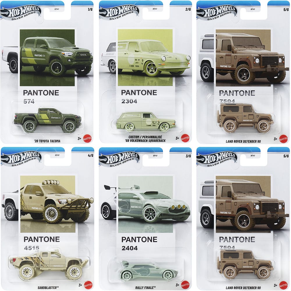 HOT WHEELS: SILVER SERIES | PANTONE - PANTONE '69 VOLKSWAGEN SQUAREBACK - 2