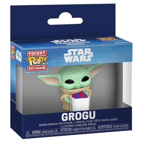FUNKO POP! KEYCHAIN: STAR WARS - THE MANDALORIAN AND GROGU - GROGU - 1
