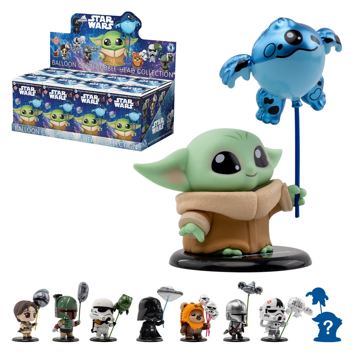 HOT TOYS | COSBI (BOBBLE HEAD) - STAR WARS - BALLOON COLLECTION (BLIND-BOX MINI-FIGURE) X UNIDAD - 1