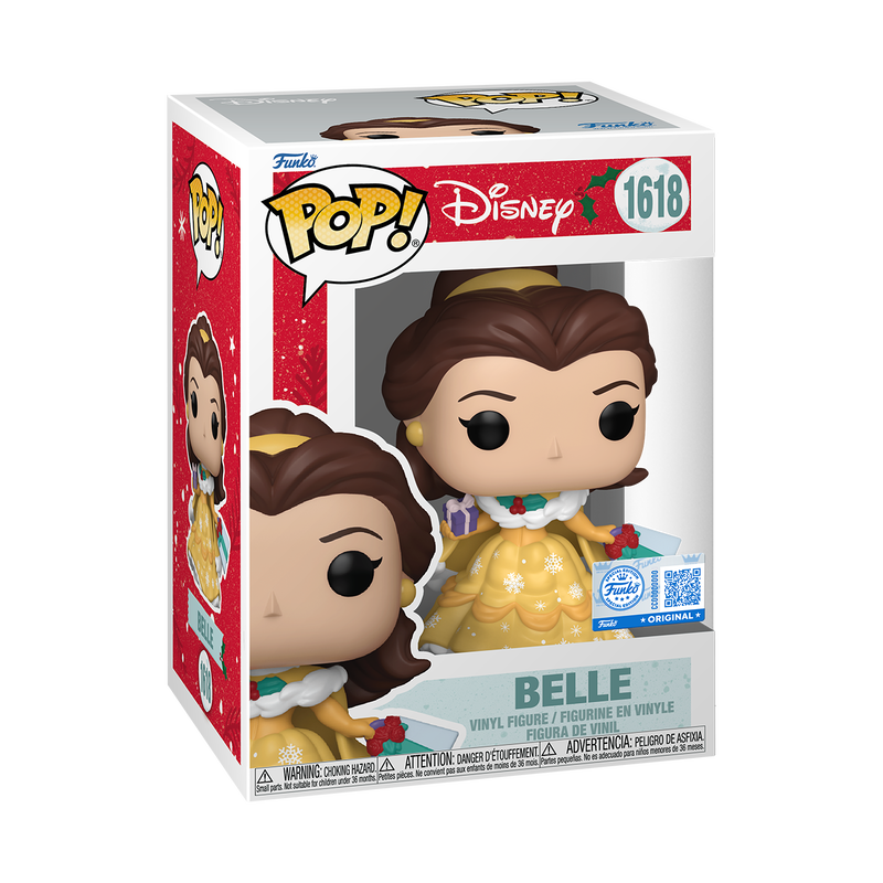 FUNKO POP! DISNEY: PRINCESS HOLIDAY - BELLE 1618 - 1
