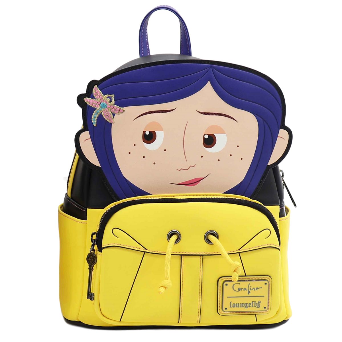 LOUNGEFLY: CORALINE RAINCOAT (MINI-BACKPACK) - 1