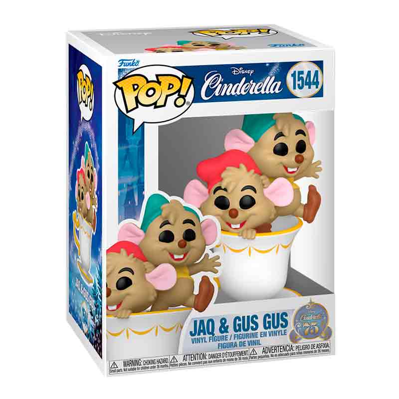 FUNKO POP! DISNEY: CENICIENTA - JAQ Y GUS GUS 1544 - 1