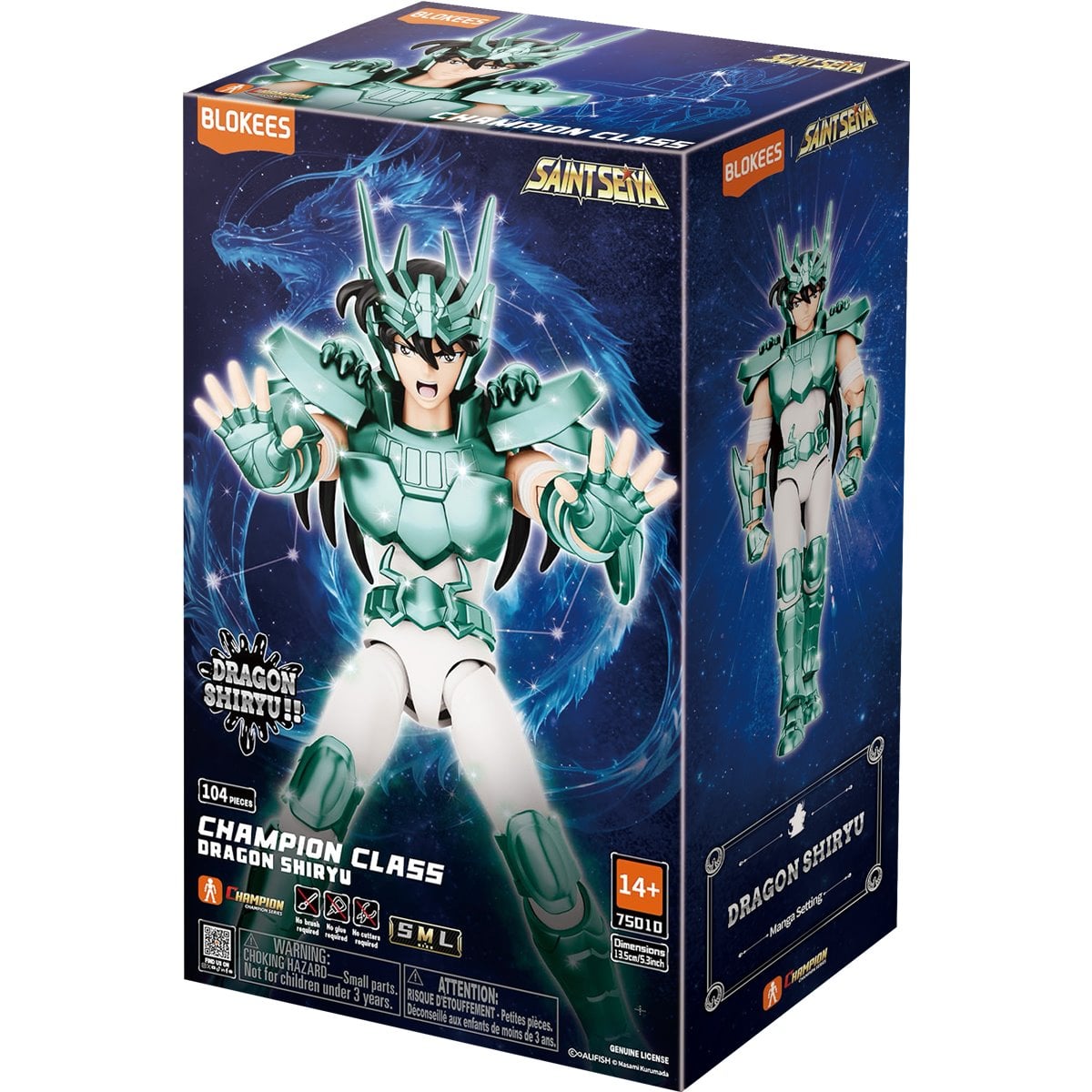 BLOKEES: MODEL KIT - SAINT SEIYA: DRAGON SHIRYU CHAMPION CLASS 09 - 6