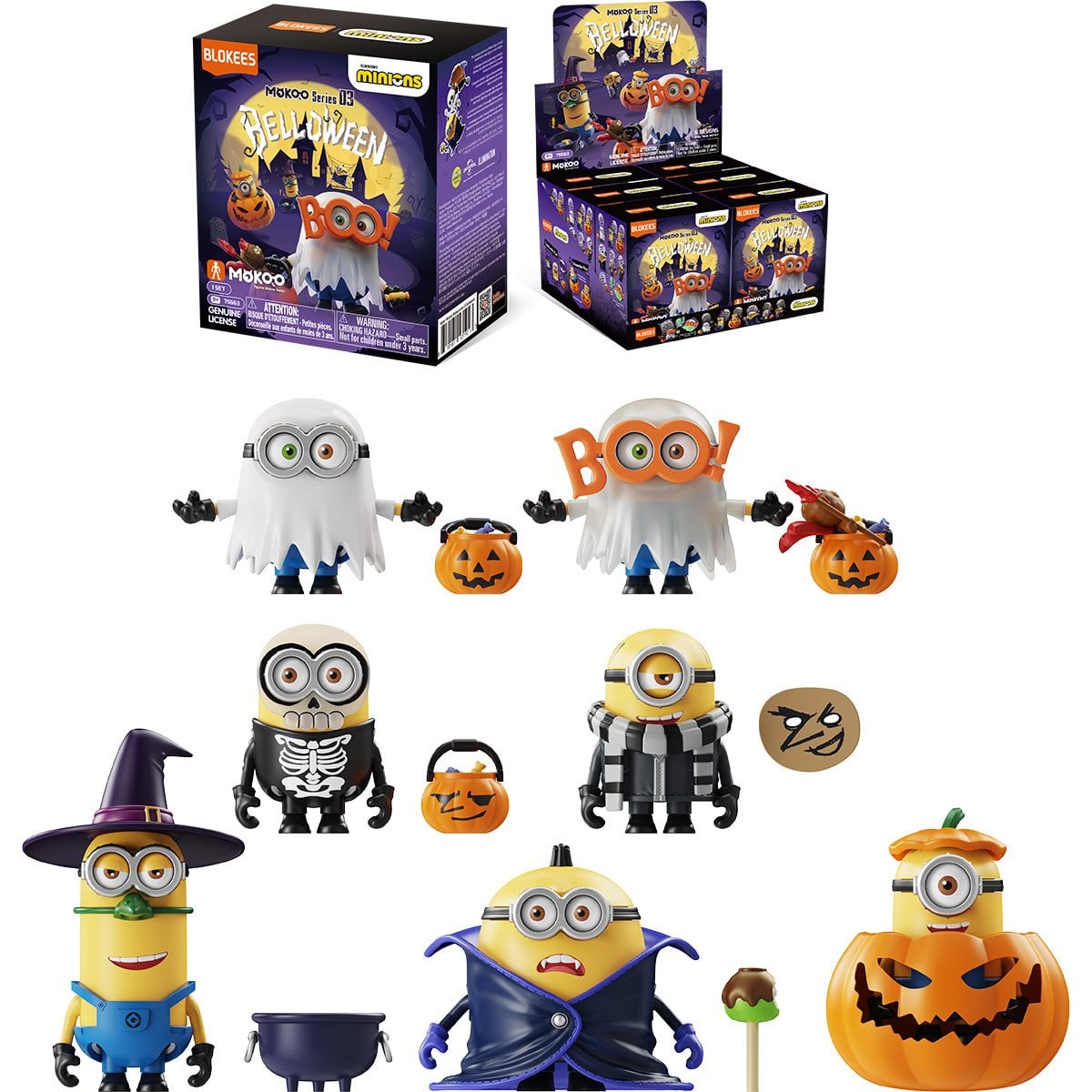 BLOKEES - MINIONS: MOKOO 03 BELLOWEEN - CAJA MISTERIOSA X1 - 1