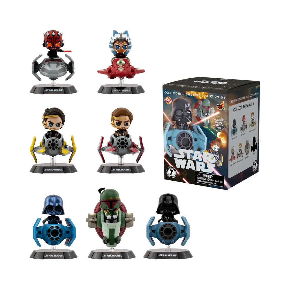 HOT TOYS | COSBI (BOBBLE HEAD) - STAR WARS RIDER SERIES (BLIND-BOX MINI-FIGURE) X UNIDAD - 1