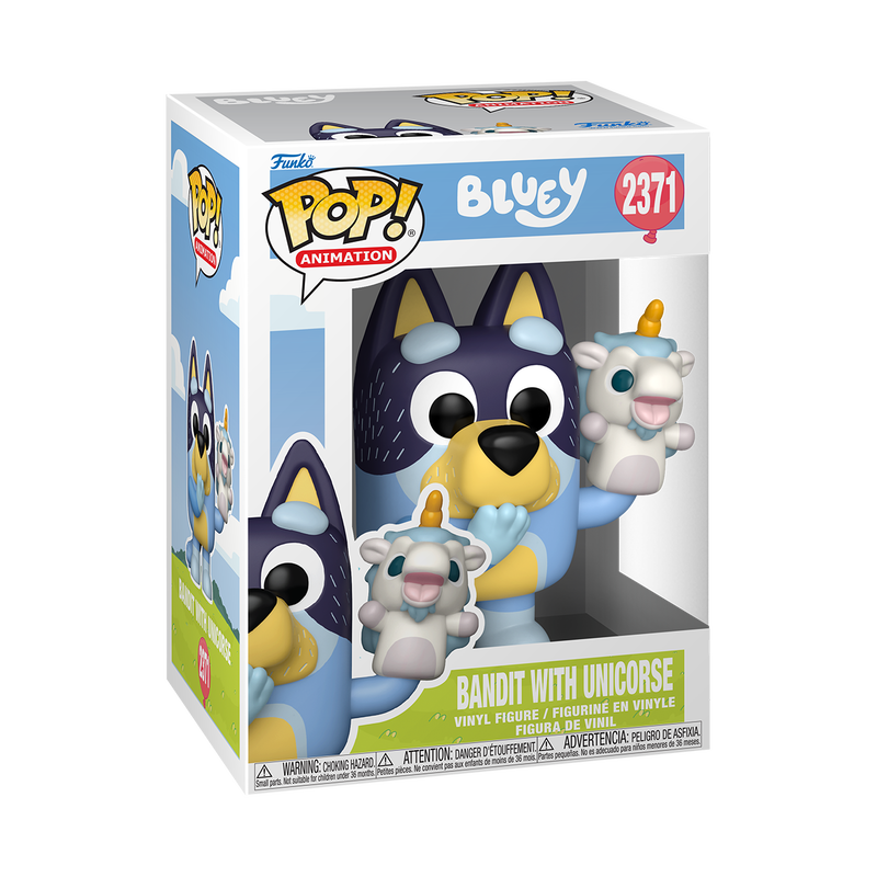 FUNKO POP! ANIMATION: BLUEY - BANDIT WITH UNICORSE 2371 - 1