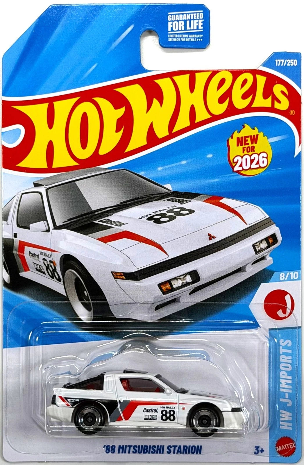 HOT WHEELS: BASIC CAR - K CASE (2026) - '88 MITSUBISHI STARION - 1