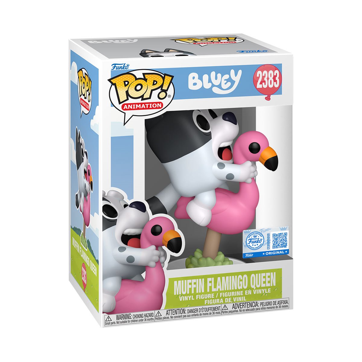 FUNKO POP! ANIMATION: BLUEY - MUFFIN FLAMINGO QUEEN 2383 - EED - 2