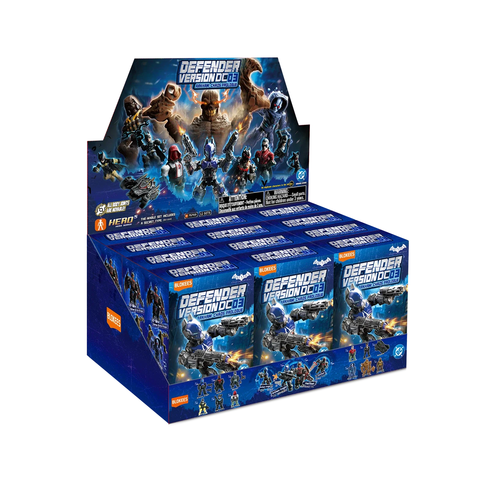 BLOKEES: DC DEFENDER - ARKHAM: CHAOS PROLOGUE - SERIES 03 - BLIND BOX (X UNIDAD) - 1