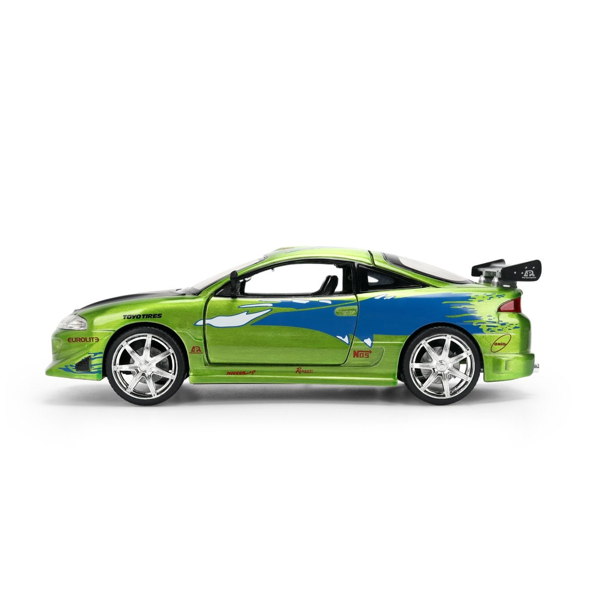 JADA: DIE-CAST METAL VEHICLE | FAST AND FURIOUS 25TH ANNIVERSARY - BRIAN'S MITSUBISHI ECLIPSE - ESCALA 1:24 - 5