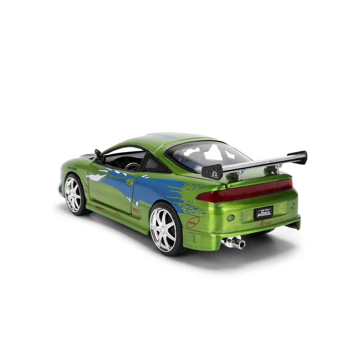 JADA: DIE-CAST METAL VEHICLE | FAST AND FURIOUS 25TH ANNIVERSARY - BRIAN'S MITSUBISHI ECLIPSE - ESCALA 1:24 - 6